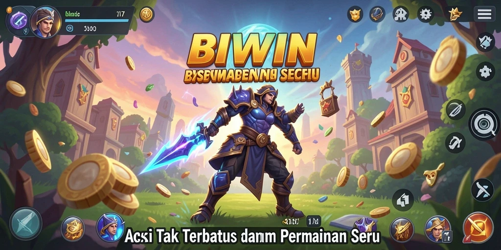 Tangkapan layar BIWIN menampilkan aksi gameplay yang mendebarkan dan intens.
