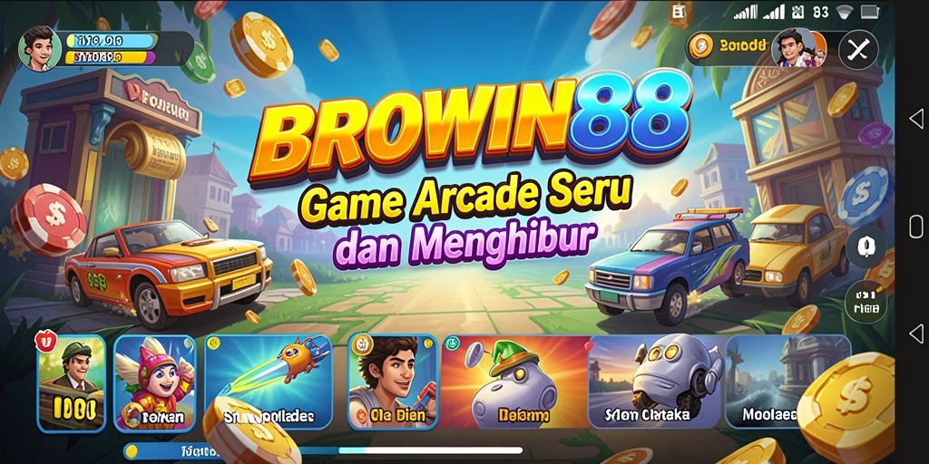 Tampilan gameplay BROWIN88 yang penuh aksi dan seru.