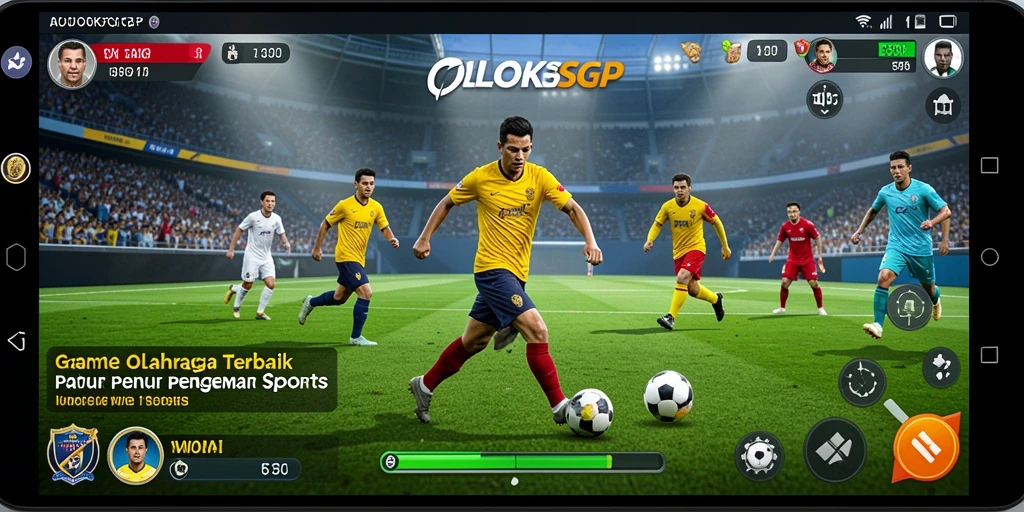 Screenshot gameplay COLOKSGP menunjukkan aksi seru dalam pertandingan olahraga.