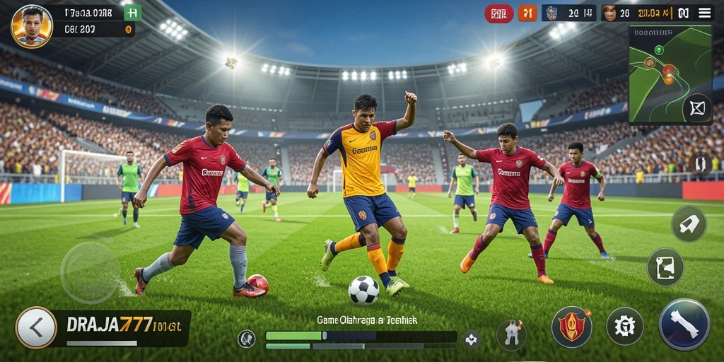 Tampilan menakjubkan dari gameplay DRAJA777 yang seru.
