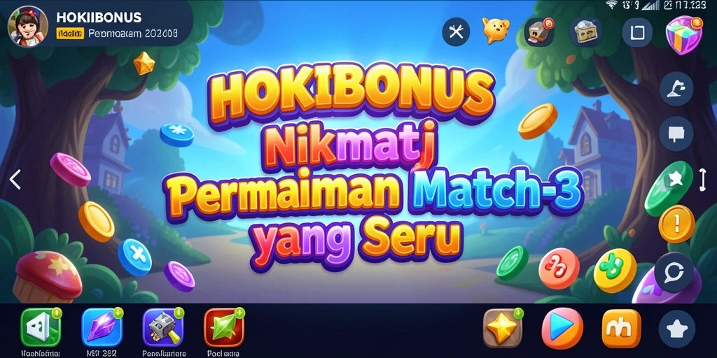 Tampilan gameplay HOKIBONUS yang seru dan penuh warna.