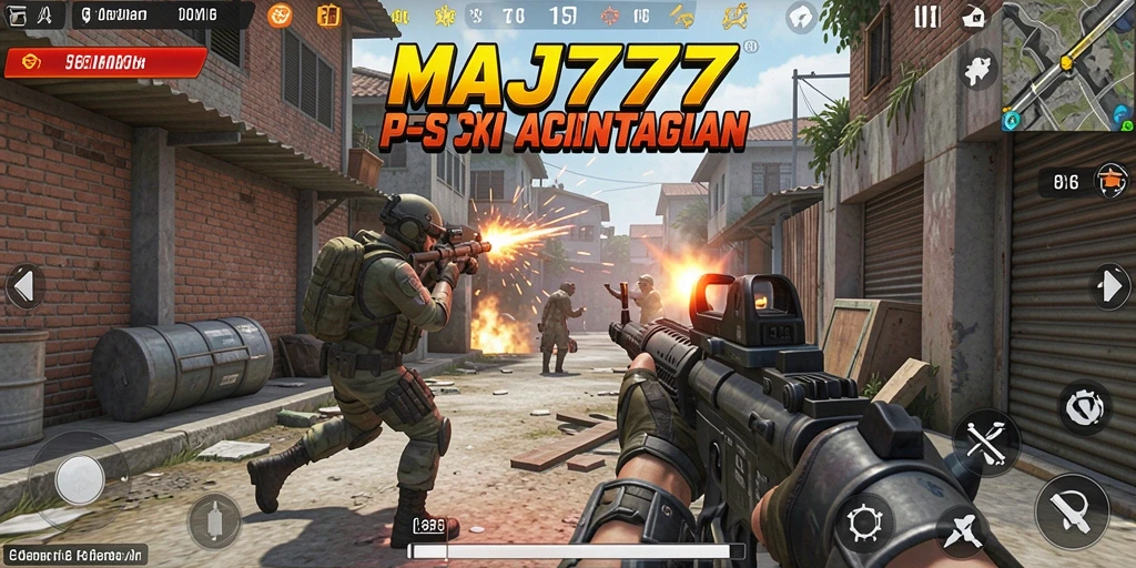 Tampilan permainan seru dalam game TPS MAJ777.