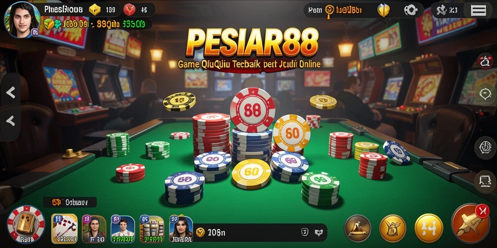 Gameplay seru QiuQiu dalam PESIAR88 yang menegangkan.