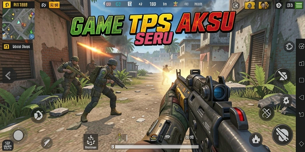 Screenshot utama RI188 menampilkan aksi mendebarkan dalam gameplay TPS.