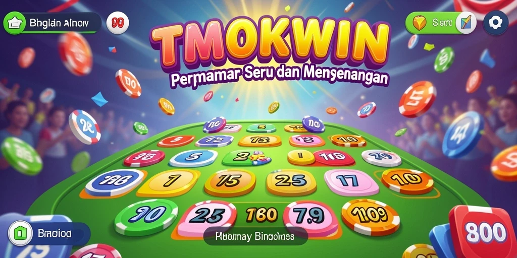 Tampilan gameplay TMOKWIN yang menarik saat bermain Bingo.